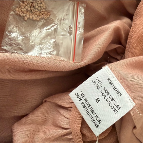 Anthropologie Love Sam Fluttered and Beaded Blouse Medium - Picture 13 of 14